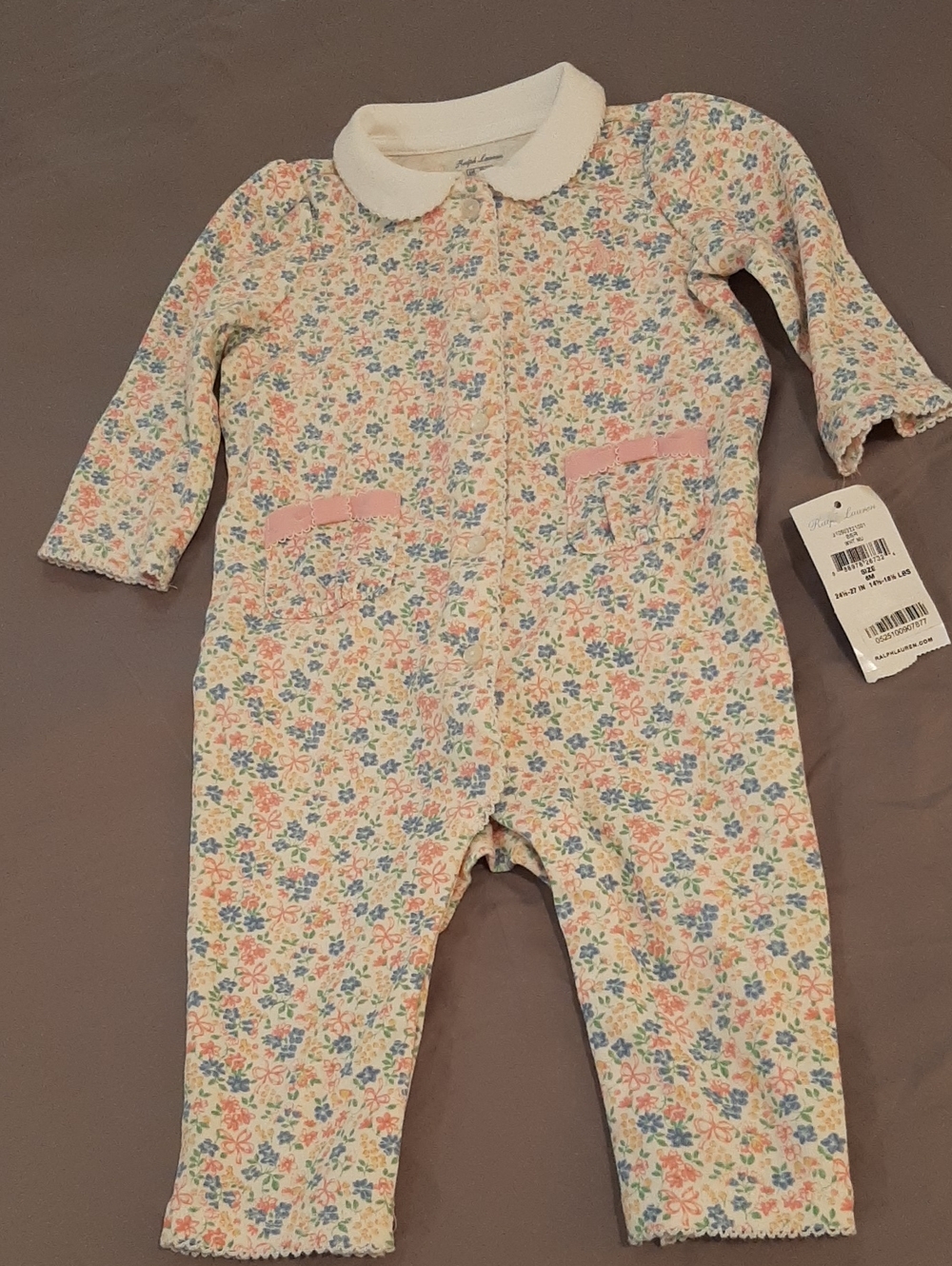 Ralph Lauren Floral One-Piece NWT 6 months